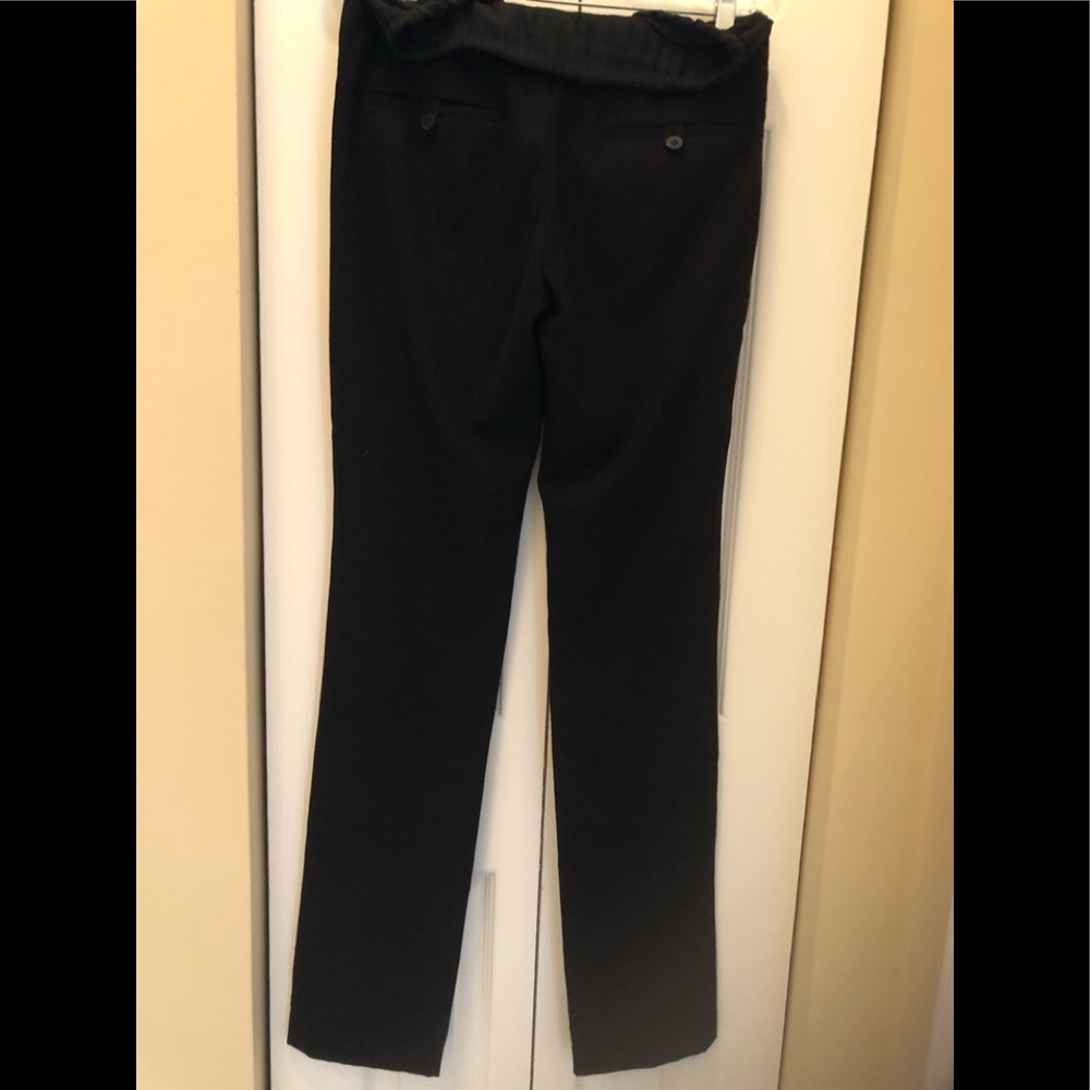 Helmut Lang New York lightweight soft fabric blend tall straight pants + pockets - Picture 3 of 10